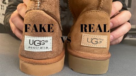 real vs fake ugg boots